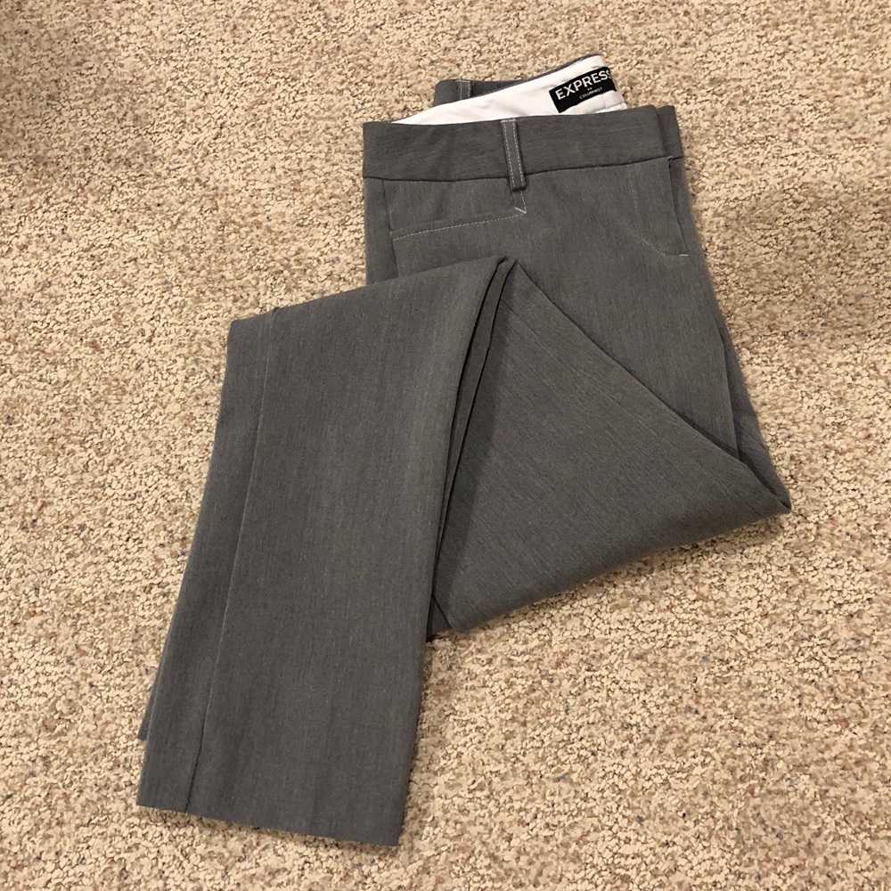 Express Gray Columnist Pant